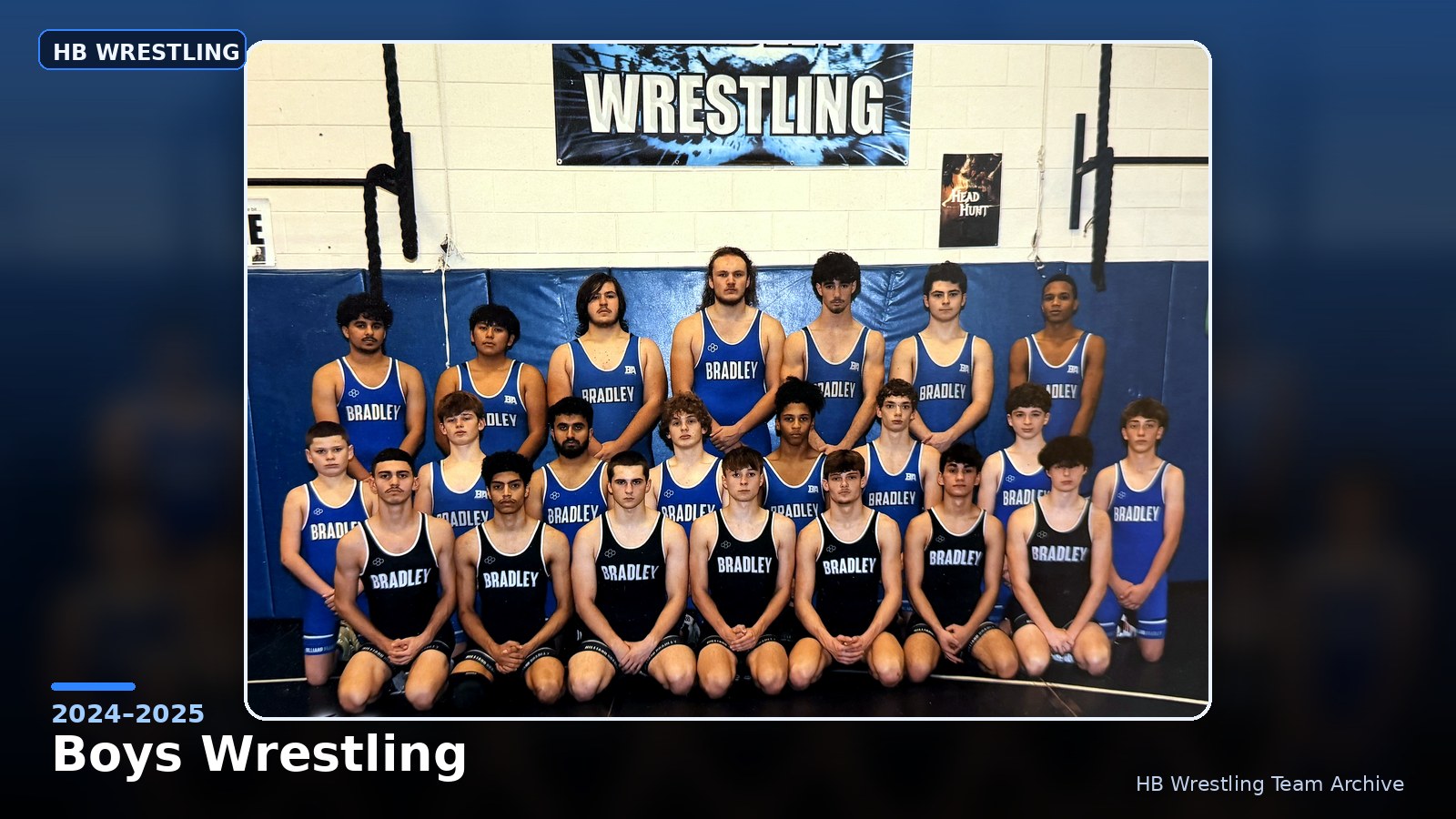 HB Boys Wrestling team photo