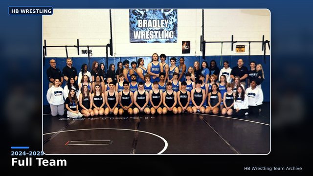 Hilliard Bradley Wrestling 2024–2025 Full Team